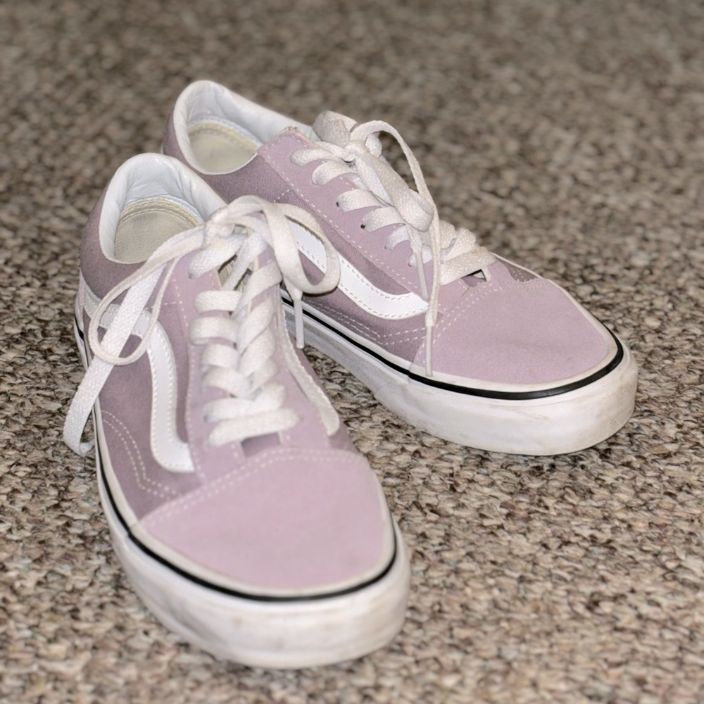 LAST DAY TO BUY!! Light purple vans sneakers